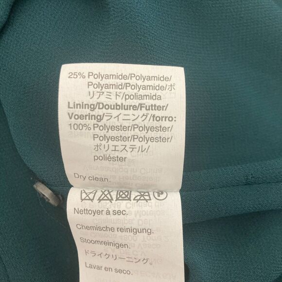 J.Crew Hunter Green Velvet Tank Top 2 Evening Party Keyhole Back Lined - Picture 14 of 15